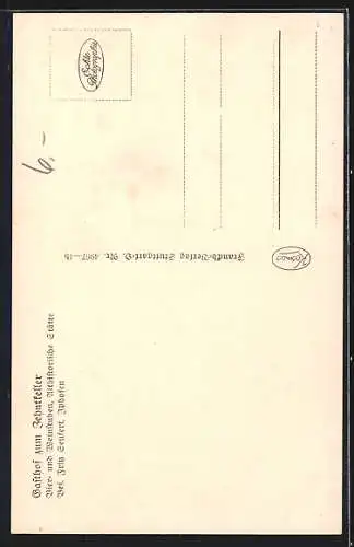 AK Iphofen i. Mfr., Gasthof zum Zehntkeller