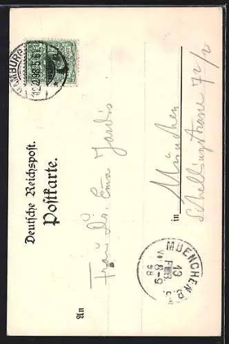 AK Hamburg, Gasthaus Rathsweinkeller, Der Rosenkranz