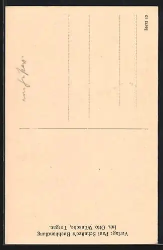 AK Torgau, Renaissanceportal des Hauses Bäckerstrasse 8