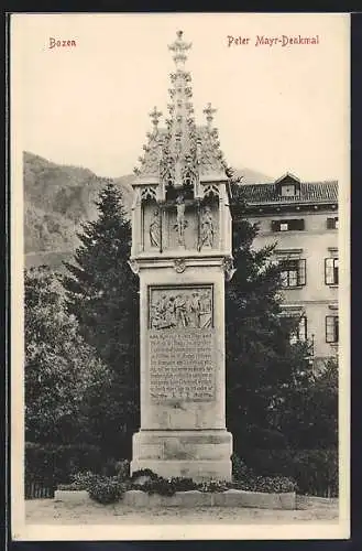 AK Bozen, Peter Mayr-Denkmal