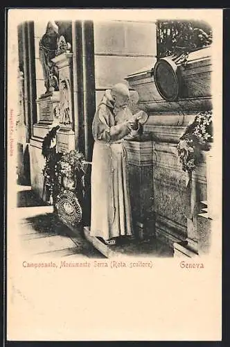 AK Genova, Camposanto, Monumento Serra