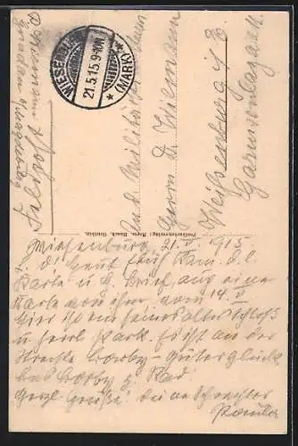 AK Wiesenburg / Mark, Schlossturm mit Eingang
