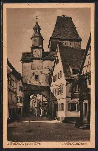 AK Rothenburg o. Tbr., Hotel Markusturm, Bes. Fr. Reinwalt