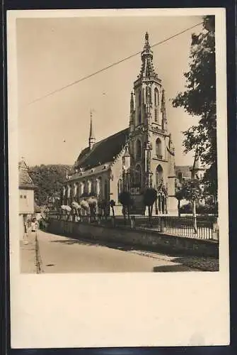 AK Meisenheim, Partie an der Schlosskirche