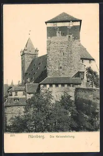 AK Nürnberg, Die Kaiserstallung