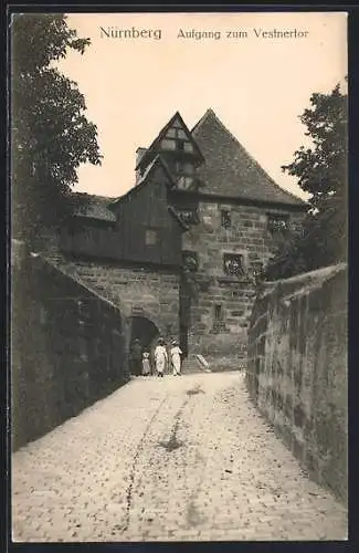 AK Nürnberg, Aufgang zum Vestnertor