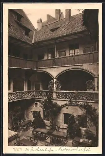 AK Nürnberg, Historischer Hof, Tucherstrasse 20