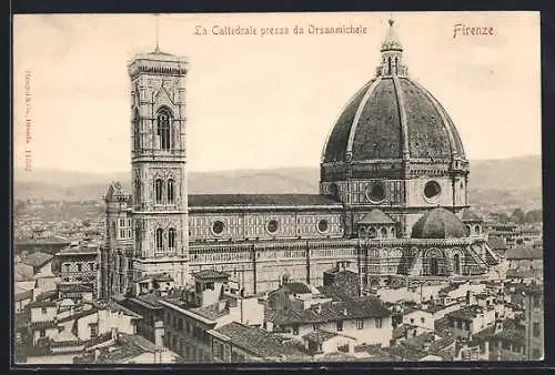 AK Firenze, La Cattedrale pressa de Orsanmichele