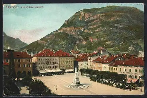 AK Bozen, Hotel de l`Europe am Johannisplatz