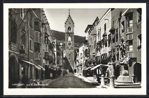 AK Vipiteno, Via Vittorio Emanuele III, Ortspartie