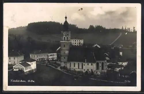 AK Taiskirchen, Blick zum Ort