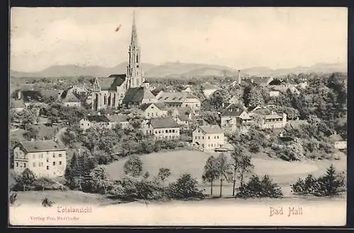 AK Bad Hall, Totalansicht mit Kirche