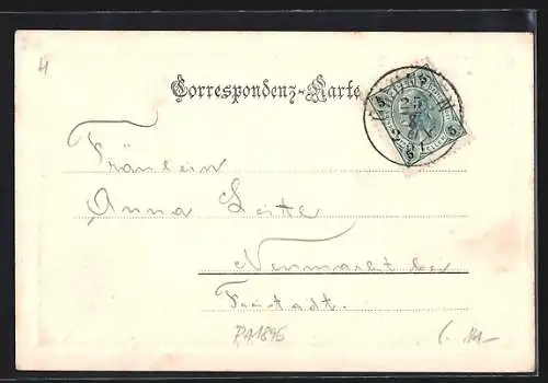 AK Gmunden, Villa Cumberland mit Brunnen