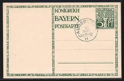 AK Prinzregent Luitpold von Bayern, Ziegenkutsche