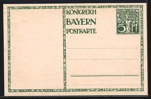 AK Prinzregent Luitpold von Bayern, Ziegenkutsche