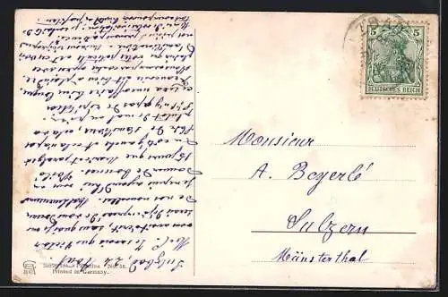 Künstler-AK F.Perlberg: Jerusalem, Das Damaskustor