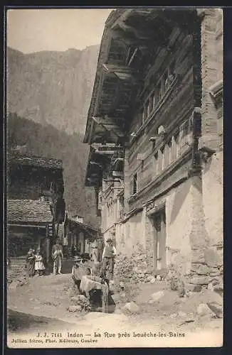 AK Inden, La Rue pres Louech-les-Bains
