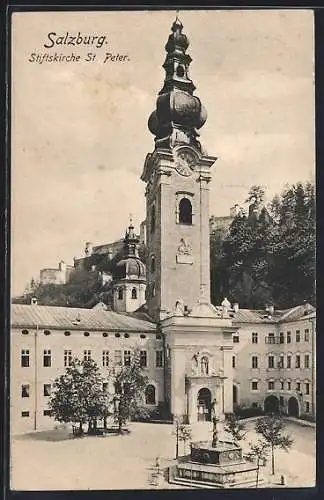 AK Salzburg, Stiftskirche St. Peter