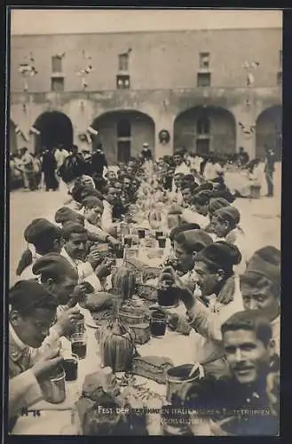 AK Fest der Italienischen Elitetruppen (Bergsaglieri), Infanterie