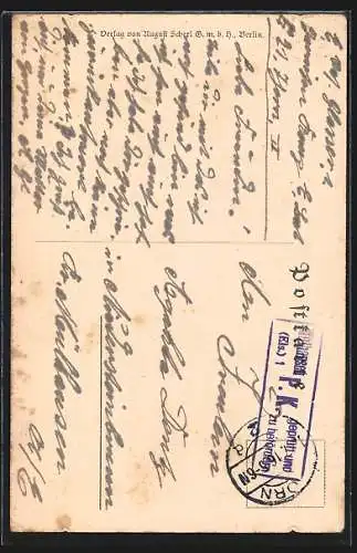 AK Kaiser Wilhelm II., stehend, im Felde