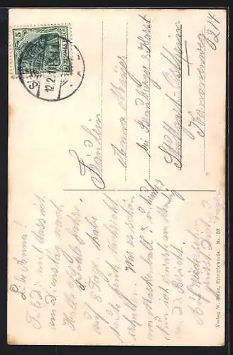 AK Dame mit Klössen in thüringischer Tracht