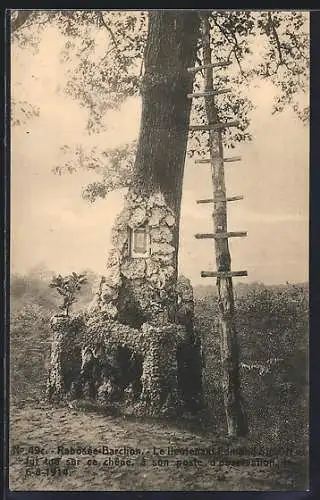 AK Rabosee-Barchon, Kriegerdenkmal des Leutnant's Edmond Simon