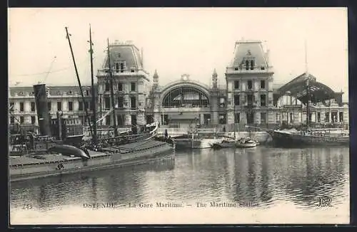 AK Ostende, La Gare Maritime