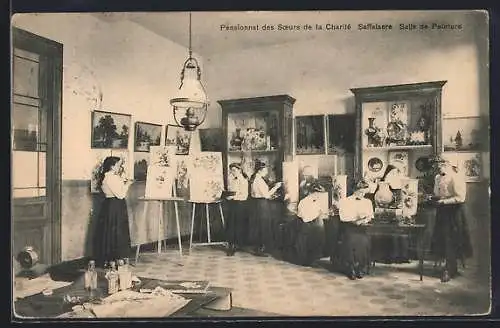 AK Saffelaere, Pensionnat des Soeurs de la Charité, Salle de Peinture