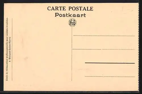 AK Woluwé-Saint-Pierre, Ecole de réeducation professionnelle pour soldats invalides, Cours de Peinture et de Dessin