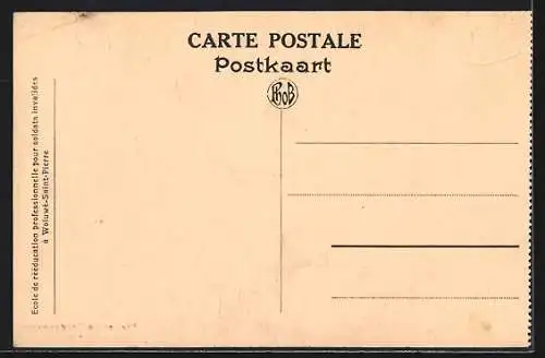 AK Woluwé-Saint-Pierre, Ecole de réeducation professionnelle pour soldats invalides, Atelier de Cordonnerie No. 1