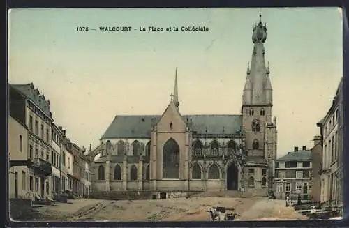 AK Walcourt, La Place et la Collégiale