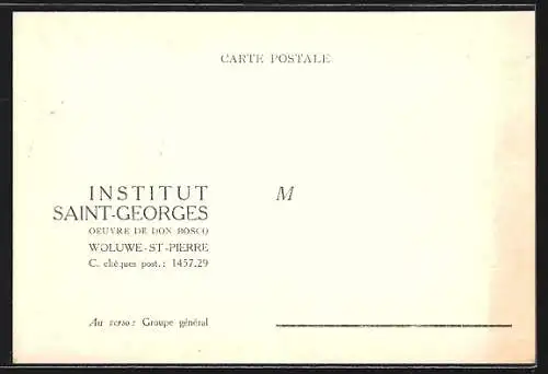 AK Woluwe-St-Pierre, Institut Saint-Georges, Oeuvre de Don Bosco, Groupe générale