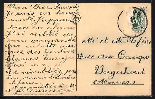 AK Schelle, Embouchure du Rupel, Excursions sur l`Escaut par Steamer Wilford entre Tamise et Anvers