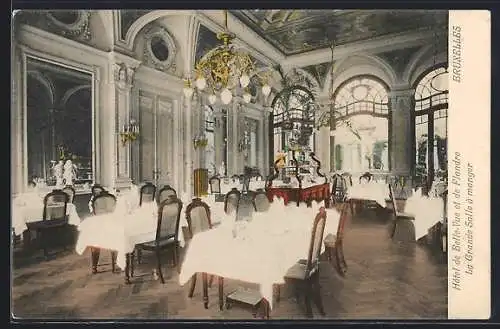 AK Bruxelles, Hotel de Belle-Vue et de Flandre, La Grande Salle à manger