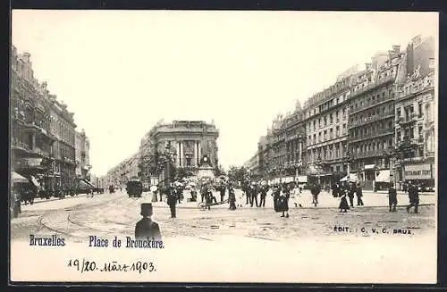 AK Bruxelles, Place de Brouckère