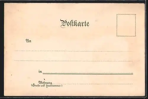 Lithographie Feldberg / Schwarzwald, Hotel u. Pension Feldberger Hof