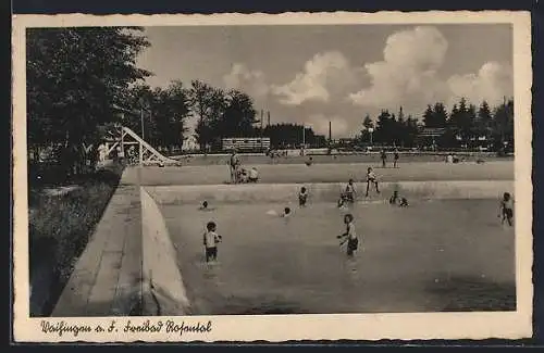 AK Vaihingen a. F., Freibad Rosental