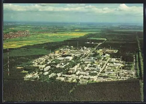 AK Karlsruhe, Kernforschungszentrum, Fliegeraufnahme