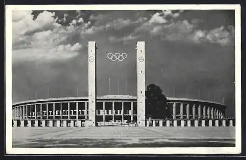 AK Berlin, Olympia 1936, Reichssportfeld, Stadion