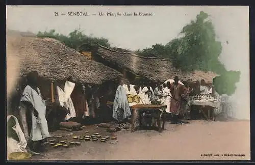 AK Senegal, un Marché dans la brousse