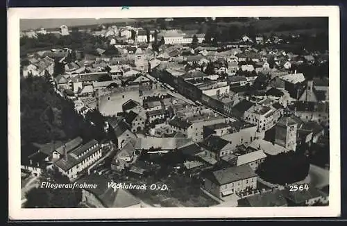 AK Vöcklamarkt /O.-Ö., Teilansicht vom Flugzeug aus
