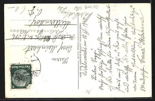 AK Vöcklamarkt, Ortspanorama aus der Flugzeug