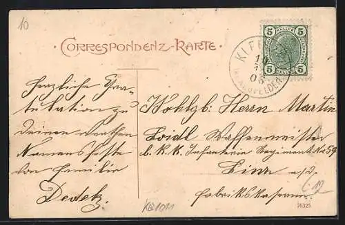 AK Kleinzell im Mühlkreis, Ortspanorama