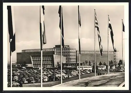 AK Hannover, Das neue Messehaus, Messegelände
