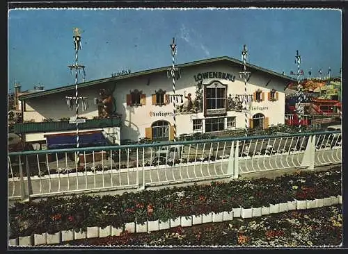 AK Bruxelles, Exposition Universelles 1958, Attraktionenpark, Grosse Bayerische Brauerei Oberbayern