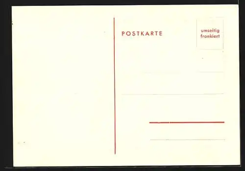 AK Köln, Photokina 1952, Int. Photo- und Kino-Ausstellung, Sonderbriefmarke