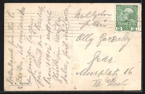 AK Postkutsche fährt im Winter durch ein Tor, Neujahrsgruss