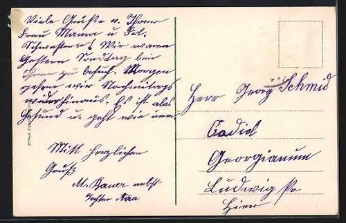 AK 60. Regierungsjubiläum Kaiser Franz Josef I. von Österreich, österreichische Briefmarken