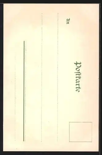 Lithographie Spanierin tanzt Flamenco auf Briefmarken