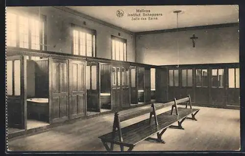 AK Malines, Institut Scheppers, Salle des Bains